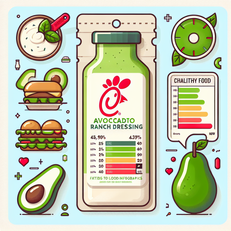 Calories In Chick-Fil-A Avocado Ranch Dressing