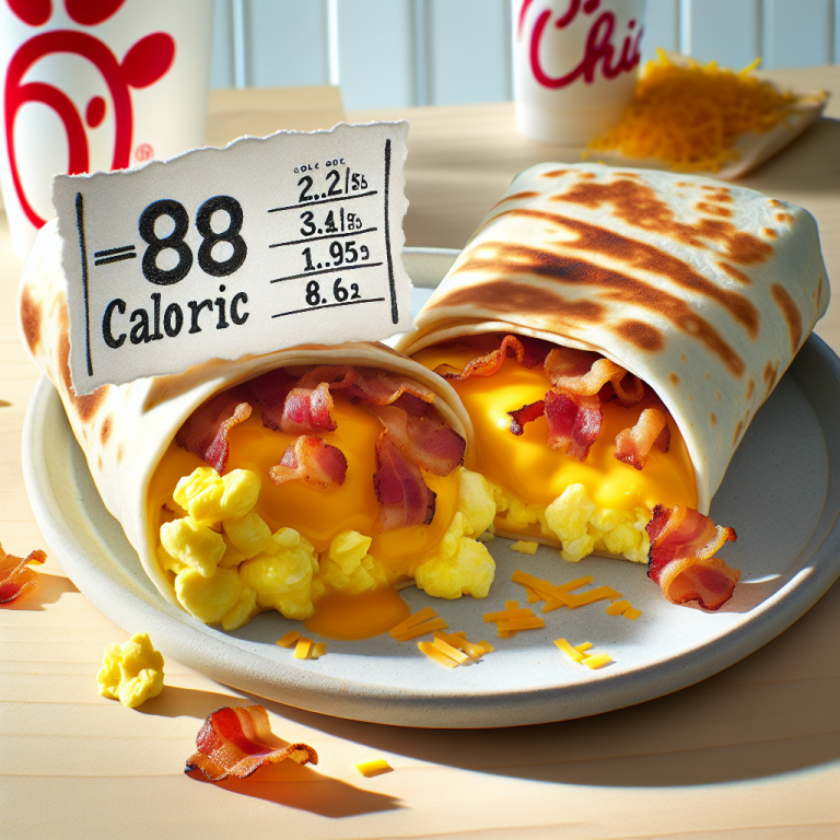 Chick Fil A Breakfast Burrito Calories